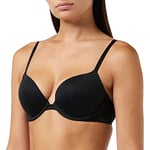 Calvin Klein Adult PUSH UP PLUNGE Bra, BLACK, 0A36