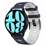 Twin Sport Armband Samsung Galaxy Watch 6 (40mm) - Blå/vit