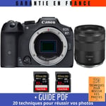 Canon EOS R7 + RF 85mm F2 Macro IS STM + 2 SanDisk 32GB Extreme PRO UHS-II SDXC 300 MB/s + Guide PDF ""20 techniques pour r?ussir vos photos
