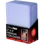 Toploader, PREMIUM, 25-pack (hård plastficka)