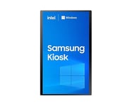 Samsung LH24KMCCBGCXEN informasjonsskjerm Kioskdesign 61 cm (24") LED 250 cd/m² Full HD Hvit Berøringsskjerm Innebygd prosessor Windows 10 IoT Enterprise