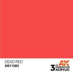 3rd Gen Acrylics: Dead Red