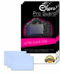 Ex-Pro® 3 x Pro Guard Ultra Clear LCD Screen Protectors for Canon EOS 650D