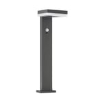 Lindby Laira Solcelle Hage Lampe w/Sensor Anthracite -