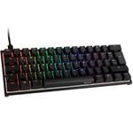 Ducky compatible Mecha Mini Gaming Tastatur, MX-Black, RGB-LED - schwarz