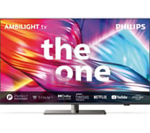 55" Philips The One Ambilight 55PUS8949/12  Smart 4K Ultra HD HDR LED TV, Silver/Grey