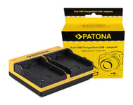 Patona Dual Lader for Canon LP-E6 EOS 5D 60D 60Da 6D 7D EOS70D EOS-70D LP-E6 Mark II inklu 15060191583