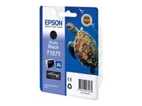Epson T1571 - 25.9 Ml - Foto-Svart - Original - Blister - Bläckpatron - För Stylus Photo R3000
