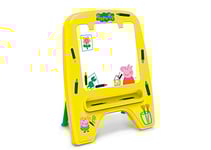 Chicos - Tabeau engant Peppa Pig | Tableau blanc effacable enfant Convient aux crayons et marqueurs effaçables | a partir de 18 mois | Tableau Craie jaune (52199)