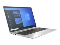 HP ProBook 450 G8 Notebook - Intel Core i3 - 1115G4 / jusqu'à 4.1 GHz - Win 10 Pro 64 bits - UHD Graphics - 8 Go RAM - 256 Go SSD NVMe, HP Value - 15.6" IPS 1920 x 1080 (Full HD) - Wi-Fi 6 - brochet argent aluminium - clavier : Français