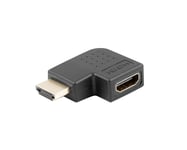 Lanberg Adapter HDMI-A(Hane) til HDMI-A(Hona) 90° Vänster