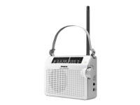 Sangean-PR-D6 - Personlig radio - 1 watt - hvit