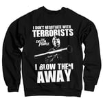 Chuck Norris - I Blow Terrorists Away Sweatshirt, Sweatshirt