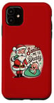 Coque pour iPhone 11 Le Père Noël fait de moi la promotion de papa Christmas Baby Cry