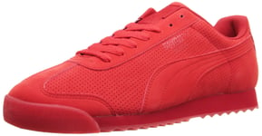PUMA Roma Mono Translucent Sneaker, High Risk Red, 5 D US