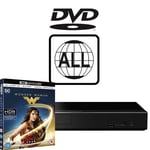 Panasonic Blu-ray Player DP-UB450EB-K MultiRegion for DVD & Wonder Woman 4K UHD
