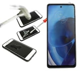 Full Frame Glas skydd Motorola Moto G51 (Svart)