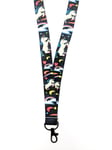 BLACK Unicorn Lanyard ID Cards Mobiles Keys Magical Unicorns Neck Strap UK