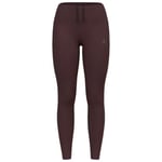 Odlo Tights Essential Warm Dam XL Lila - Långa tights för kalla löpturer