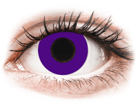 CRAZY LENS - Solid Violet - Endags icke-Dioptrisk (2 linser)