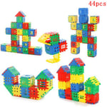 44pcs Baby House Spelling Puzzle Block City Diy Model Figures Ed One Size