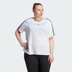 adidas AEROREADY Train Essentials 3-Stripes T-Shirt (Plus Size) Women