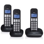 Profoon PDX-1130 DECT telephone with 3 handsets black