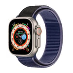 Nylon klockarmband Apple Watch Ultra (49mm) - Midnight black