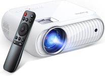 Projector, Home Theatre projector 1080P Full HD Supported, Upgraded 12000 Lux Vi