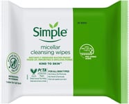 Simple Kind To Skin Micellar Cleansing Face Wipes 25wipes