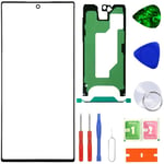 XFU Touch Screen Glass Front Replacement Repair Kit Compatible with Samsung Galaxy Note 10 4G N970F/5G N971 6.3 Inches with...