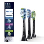 Philips Sonicare Replacement HX9073/33Â Original Premium Replacement Brush Heads for Smart CarÂ -Â Black