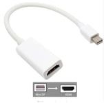 MiniDP TO HDMI F - 1.8m - Câble adaptateur Thunderbolt Displayport Mini Display Port DP vers HDMI mâle compatible pour Apple Macbook Mac Air, 1.8M/6ft