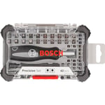 Bosch Accessories 42 pièces Coffret d'embouts de vissage de précision (pour des vis de précision, Accessoires Visseuse) - Amazon Edition