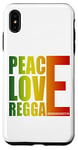 iPhone XS Max Peace Love Reggae Case
