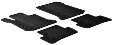 Gummimattor lampliga for Mercedes Cklass W204 20072013 TDesign 4delad monteringsklammor