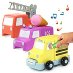 WOW! STUFF - CoComelon Toys Build and Reveal Musical Vehicles, Schoo (US IMPORT)