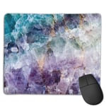 Turquoise Purple Gaming Mouse Pad Non-slip Rubber base Durable Stitched Edges Mousepads Compatible with Laser and Optical Mice for Gaming Office Working