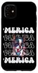 iPhone 11 Boston Terrier Merica Patriotic Bostons 4th of July Case