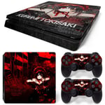 Kit De Autocollants Skin Decal Pour Ps4 Slim Game Console Full Body Soccer Surf National Trend Style, T1tn-Ps4slim-7082