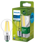 Kallvit LED-lampa E27 A60 4 W 4000 K, Philips Ultra Efficient