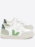 Veja Kid's V-12 Trainers - White/Green, White/Green, Size 9 Younger