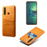 Motorola Moto G8 Plus skal med korthållare - Orange