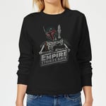 Star Wars Boba Fett Skeleton Women's Sweatshirt - Black - S - Black