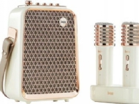 Divoom Divoom SongBird-HQ høyttaler - Bærbar Bluetooth-høyttaler med mikrofoner - hvit