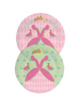 Haza Witbaard Princess Party plates 8pcs.