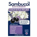 Sambucol Black Elderberry Cold & Flu 30 Tabs By Sambucol