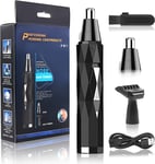 Nose Hair Trimmer for Men, 2-In-1 Painless Nasal and Ear Hair Trimmer Clipper, U