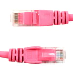 3m Pink CAT6 RJ45 ETHERNET CABLE Console TV PC Xbox PS3 PS4 Switch Panel Wire UK