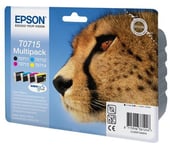 Epson Original T0715 Ink Cartridges T0711 T0712 T0713 T0714 C13T07154510 Set Of4